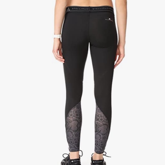 Adidas by Stella McCartney Run Leo Tight in Black size medium - Picture 3 of 12